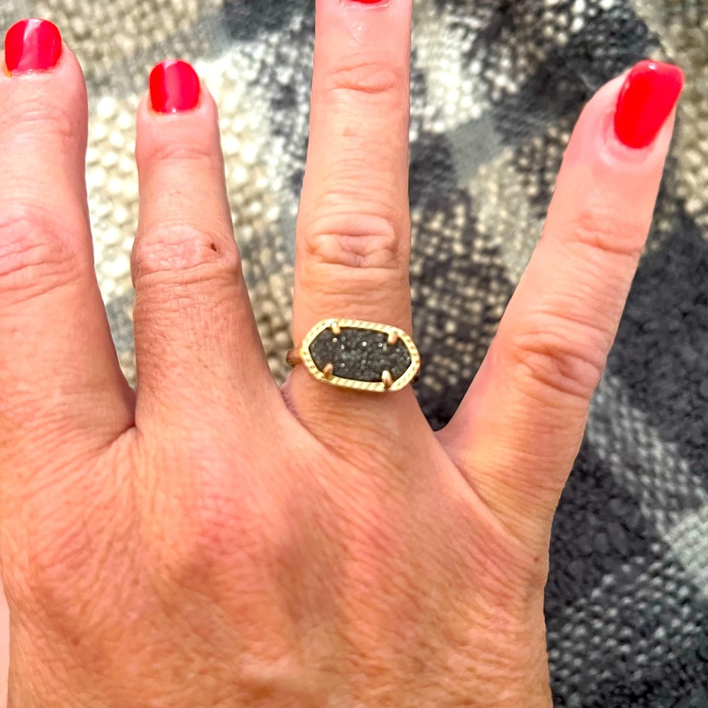 Gold plated Kendra Scott Ring